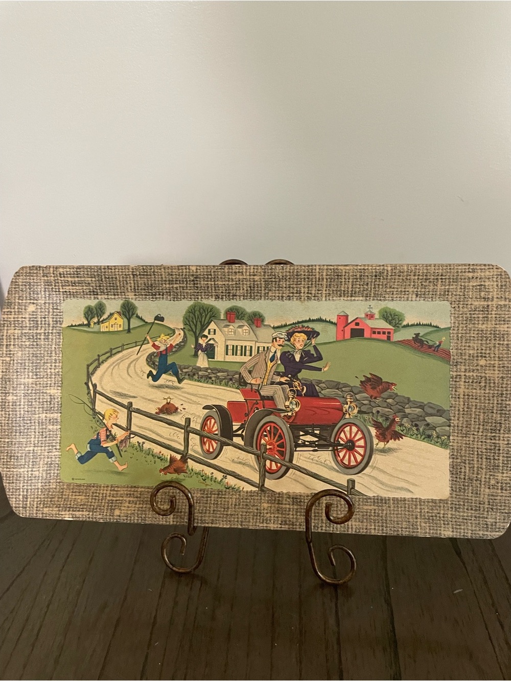 Vintage 1953 Kentley Antique Autos 1902 Oldsmobile Plaque